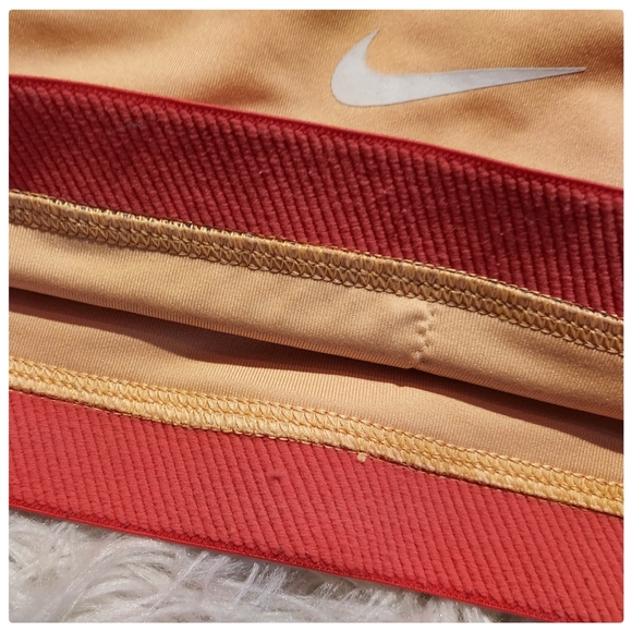 3/$30 Orange and Salmon Nike Dri Fit Sports Bra - Picture 4 of 5